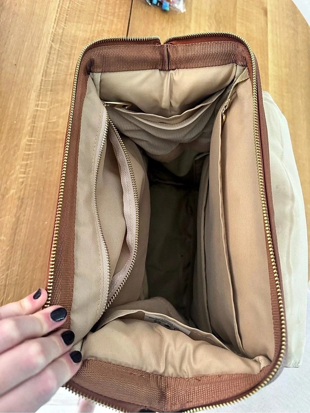 CleverMade Lily Diaper Backpack Brown Like New